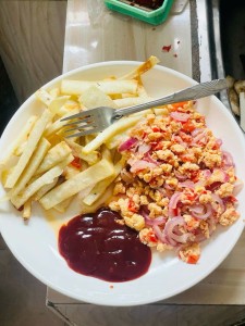 Chips and Egg